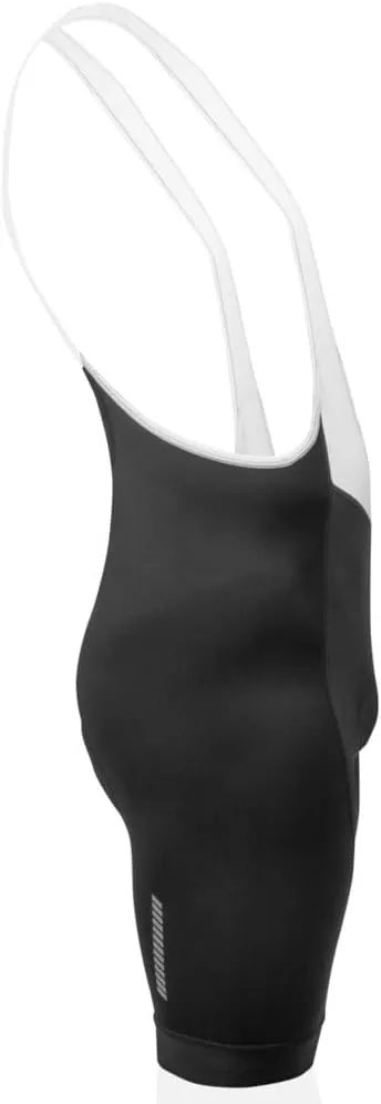 | Men's Core Padded Cycling Bib-Shorts | Long Distance Black Bibs | Made in USA