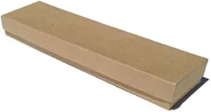 10 Pack Brown Kraft Cotton Filled Paper Cardboard Jewelry box for Necklace, Watch, Bracelets, Pen, Pocket Watches, Anklets for Wedding, Anniversary, Engagement, Birthday Size- 8.1" x 2.2" x 1"