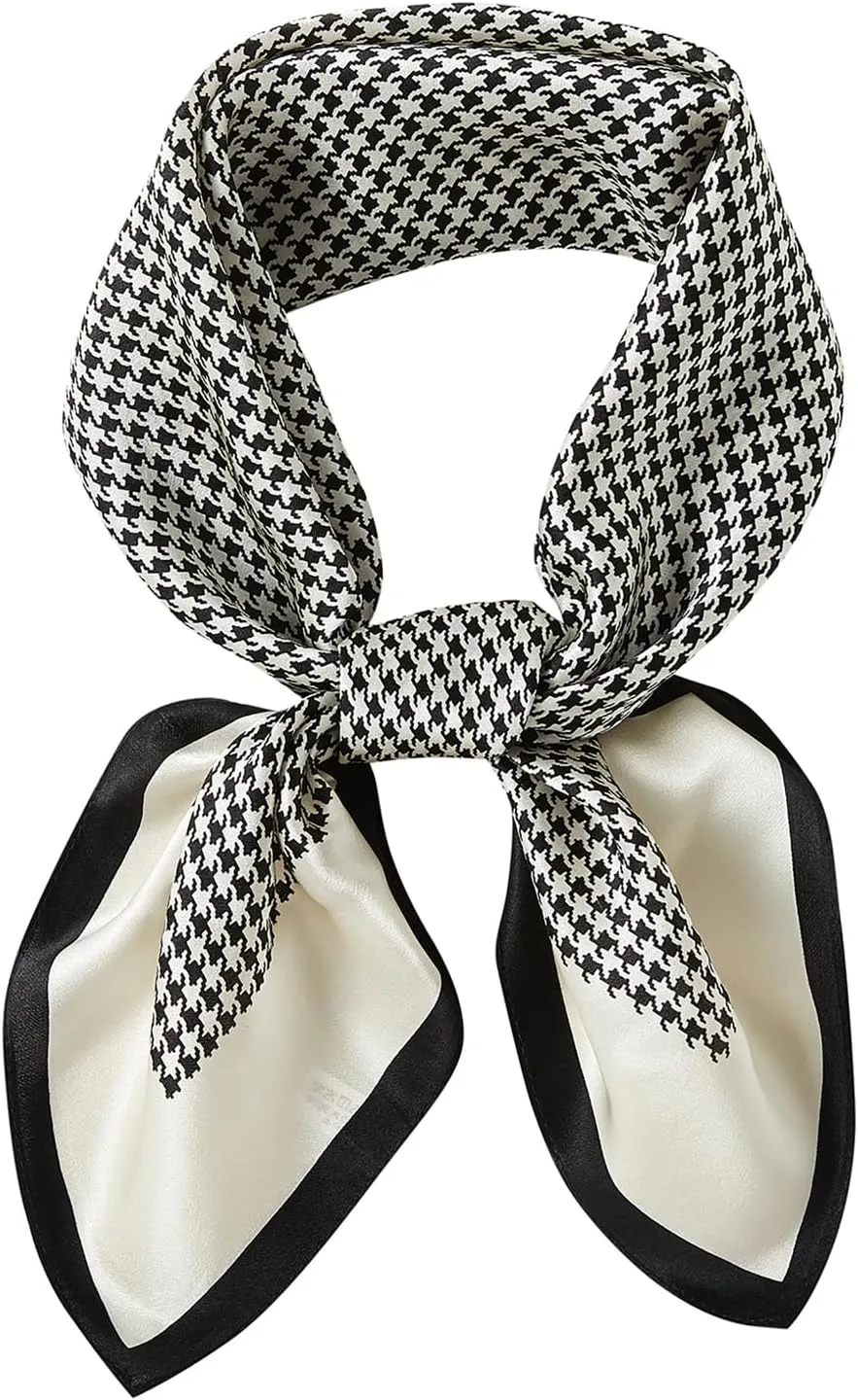 100% Mulberry Silk Scarf 27"x27" Square Silk Scarves Hair Wrap Neck Head Scarf for Women, Mothers Day Gifts