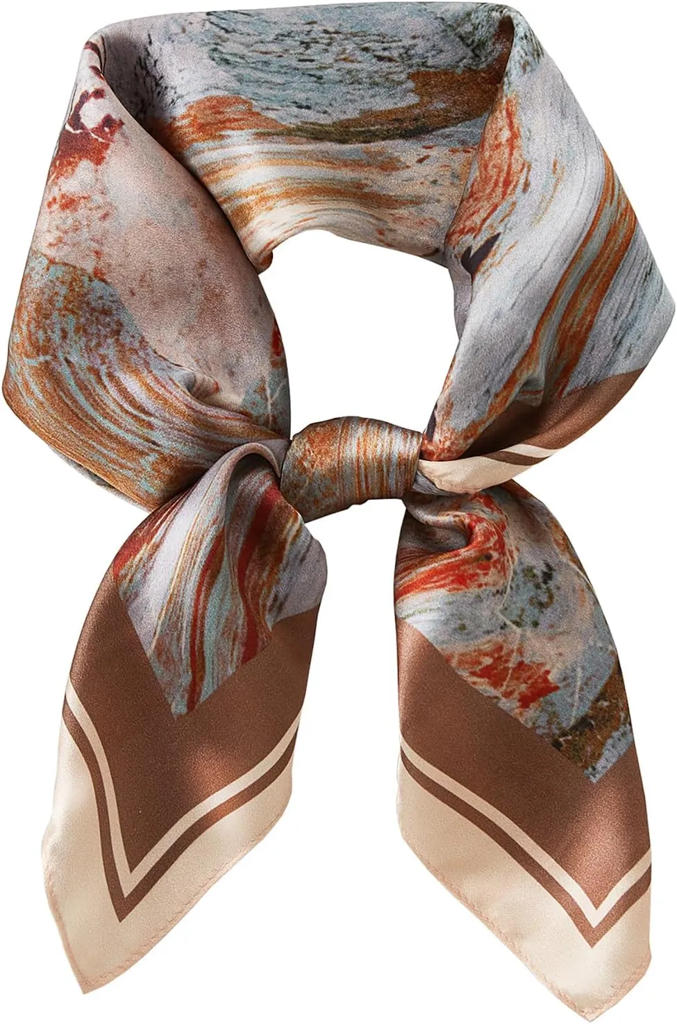 100% Mulberry Silk Scarf 27"x27" Square Silk Scarves Hair Wrap Neck Head Scarf for Women, Mothers Day Gifts