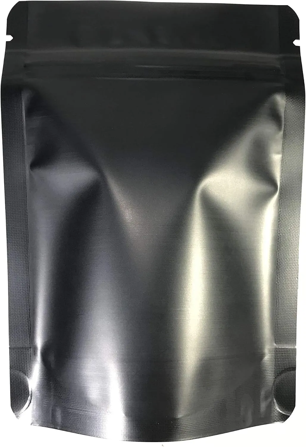 100 Pack Smell Proof Ultra Clear Window Mylar Bags 1/8 Eighth Plus Size 4 Mil 4”x 5.5”x 1.5” Stand Up Foil Pouch. Travel, Storage and Display. Food Grade ROYPACK