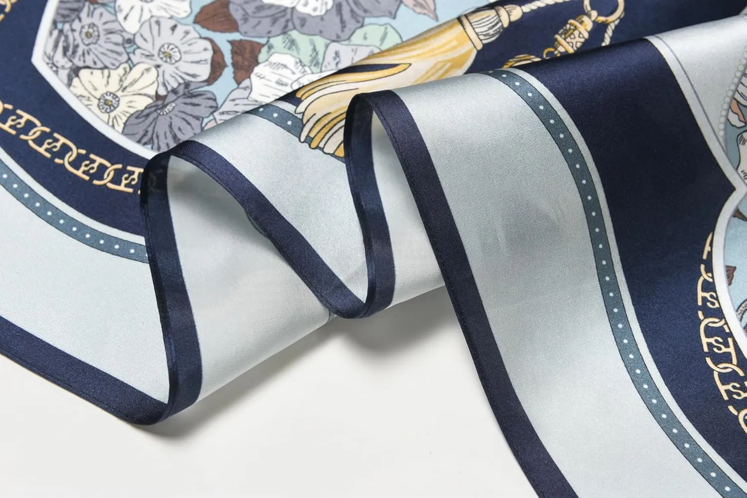 100% Pure Mulberry Silk Scarf 35" Large Square Lightweight Headscarf –Women’s Hair Wraps The shawl-With Gift Packed