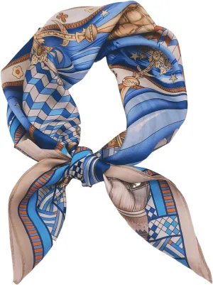 100% Pure Mulberry Silk Square Scarf for Hair-27''x27''- Women Silk Neckerchief Head Wrap Scarf