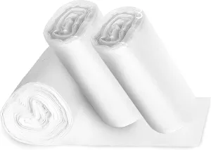 13 Gallon Clear Trash Bags 150 Pack Unscented Tall Kitchen Recycling Garbage Waste Bag
