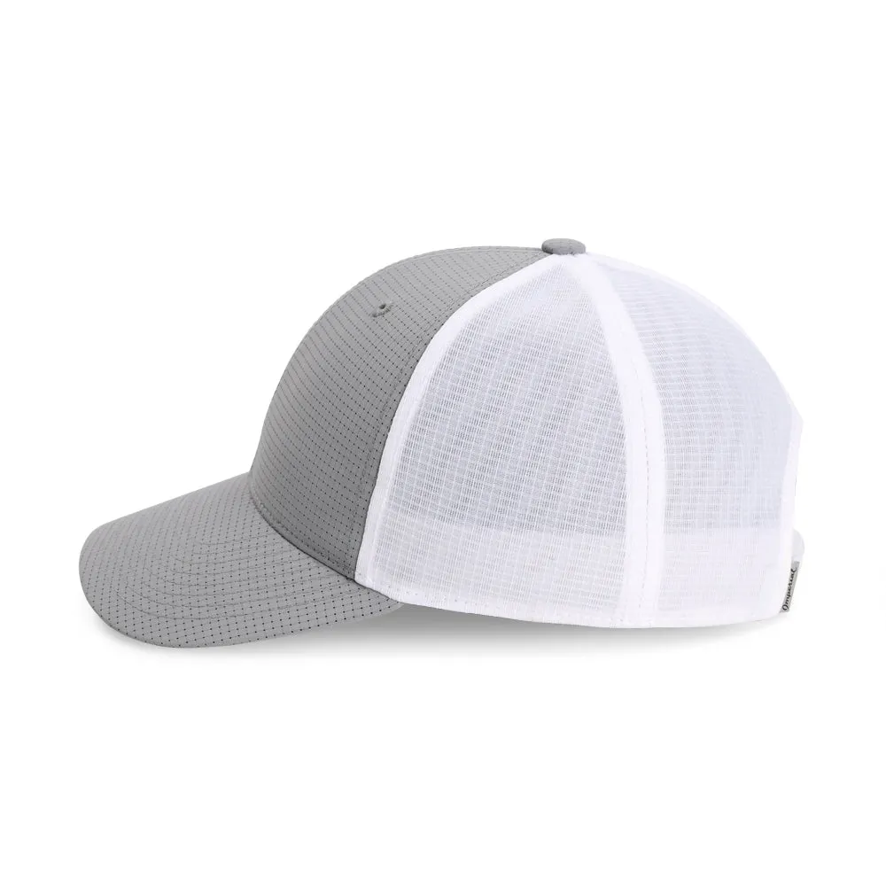 1440M - The Aperture Mesh Back Grid Pattern Performance Cap