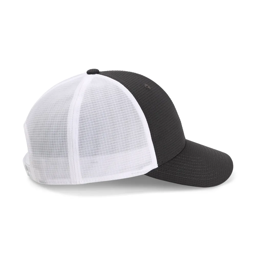 1440M - The Aperture Mesh Back Grid Pattern Performance Cap