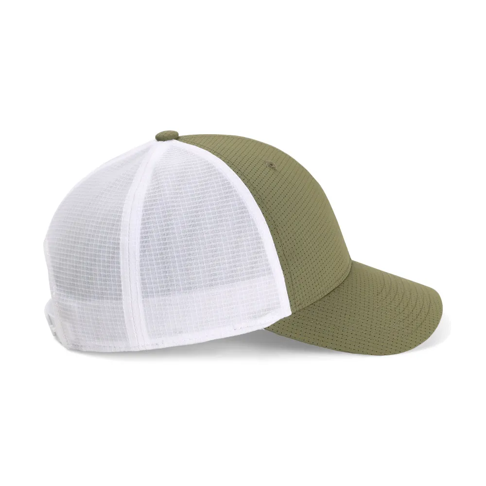 1440M - The Aperture Mesh Back Grid Pattern Performance Cap