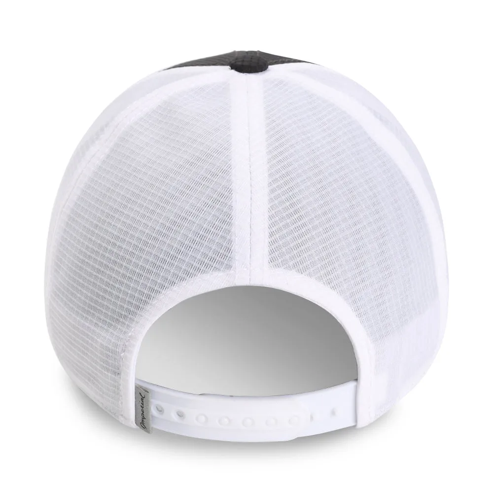 1440M - The Aperture Mesh Back Grid Pattern Performance Cap
