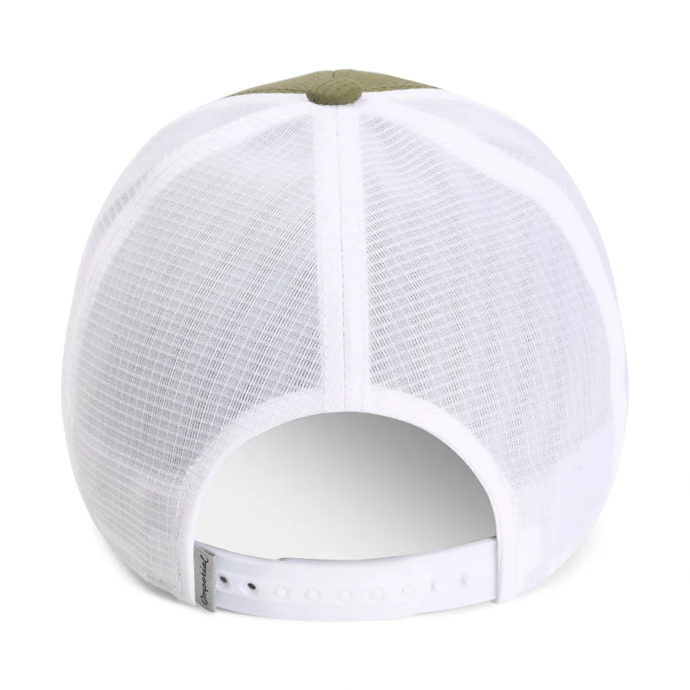 1440M - The Aperture Mesh Back Grid Pattern Performance Cap