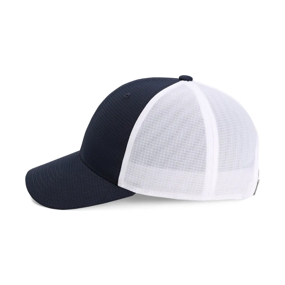 1440M - The Aperture Mesh Back Grid Pattern Performance Cap