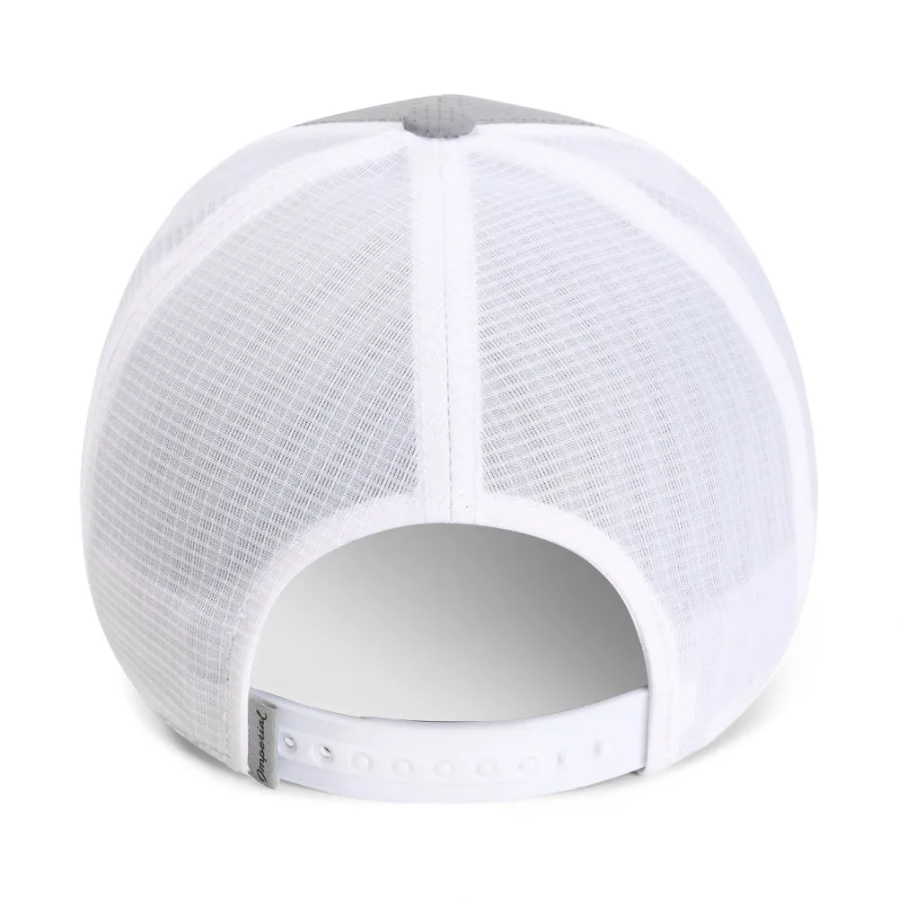 1440M - The Aperture Mesh Back Grid Pattern Performance Cap