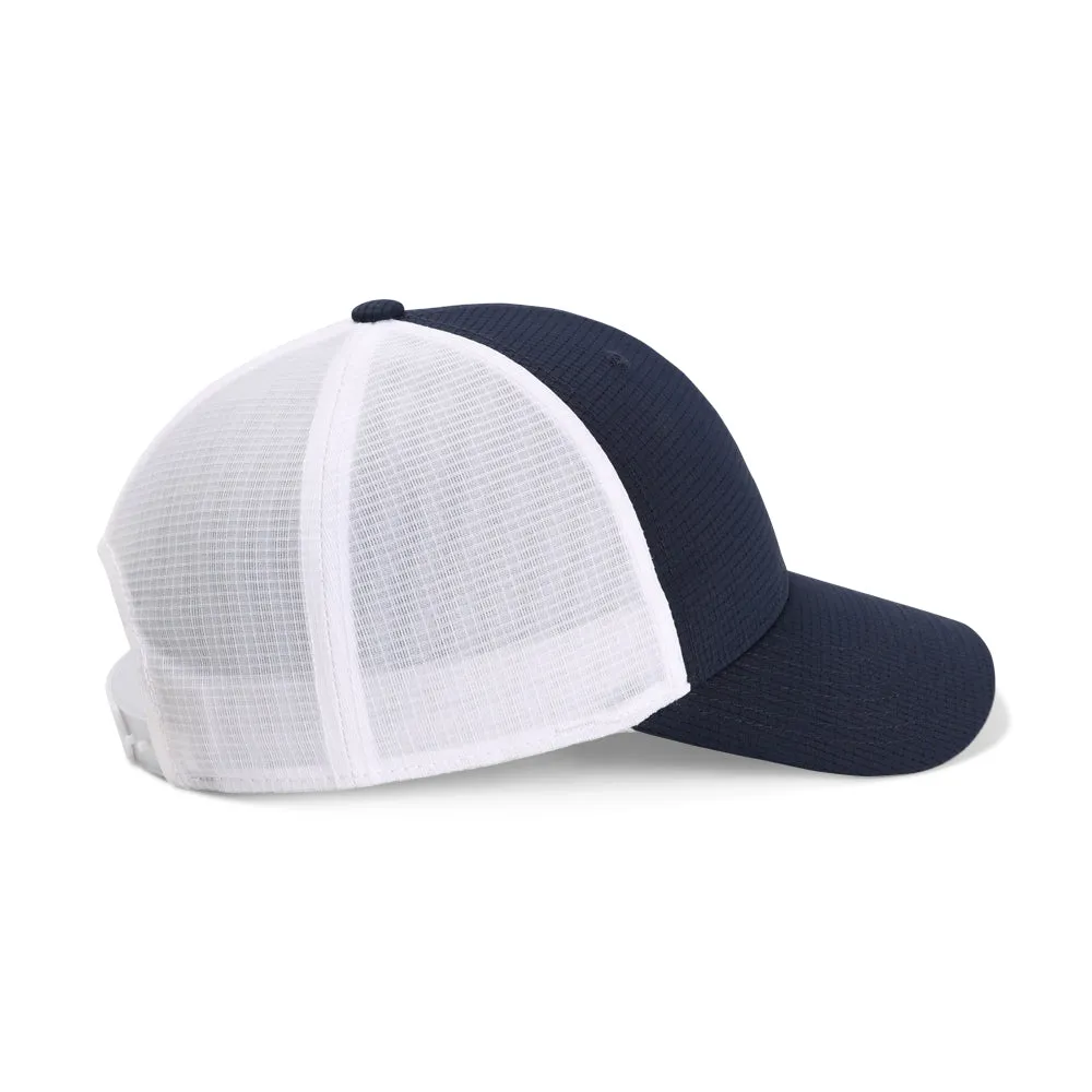 1440M - The Aperture Mesh Back Grid Pattern Performance Cap