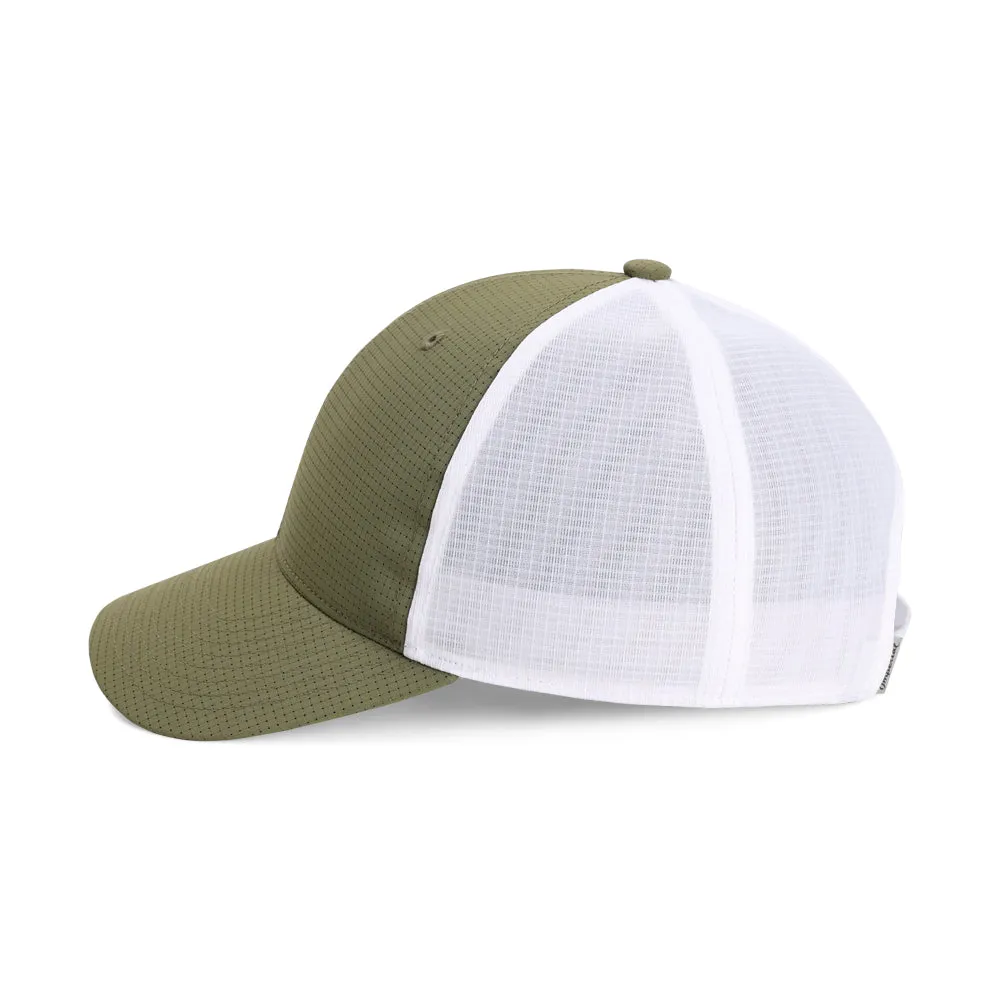 1440M - The Aperture Mesh Back Grid Pattern Performance Cap