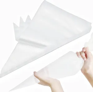 18 Inch Piping Bags 200 Pack Disposable Pastry Bags 200 Extra Large Thick Anti-Burst Icing Piping Pastry Bags For Frosting Decorating Cake Cupcake Cookie (18 Inch-200 Pack)