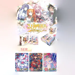 180PCS Goddess Story TCG Collection Cards Goddess Story Can Collect CCG Poker Transaction Cards Game Cards That Can Be Exchanged for Gifts Gift for Friend Family Members Booster(10-1)…