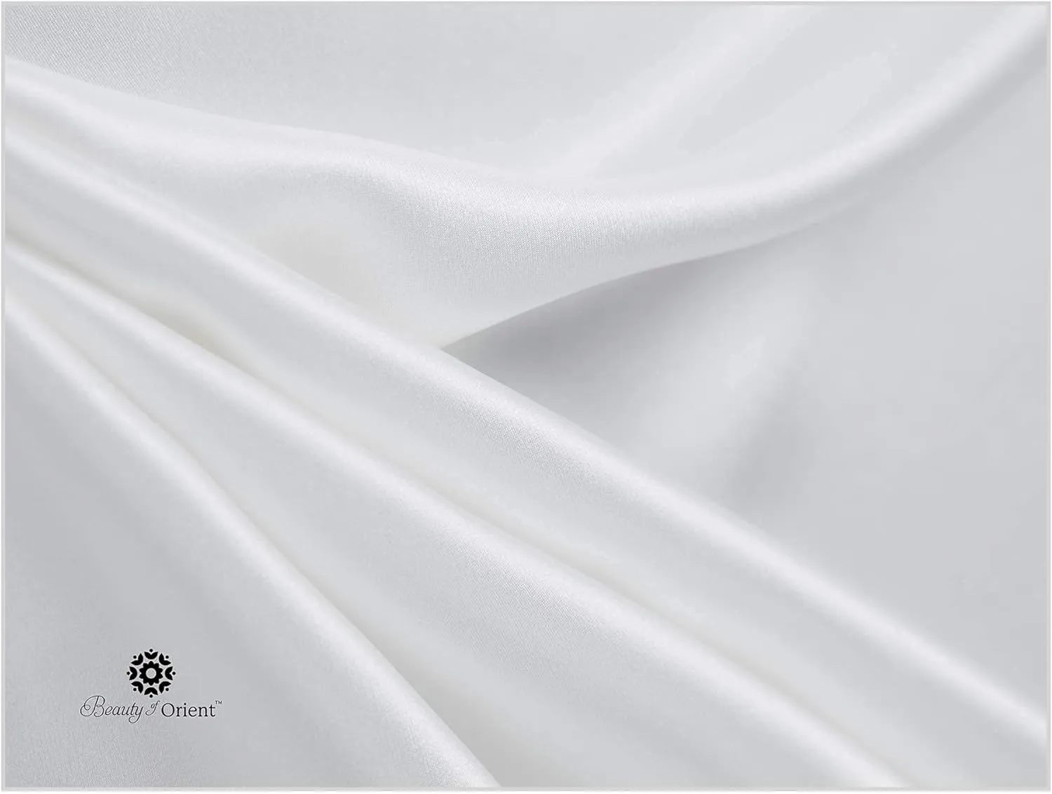 19 Momme Premium Mulberry Silk Pillowcase for Hair and Skin | Handcrafted Hypoallergenic & Anti-Acne White Silk Pillow Cases with Zipper | Queen - 20" x 30", Natural Undyed White