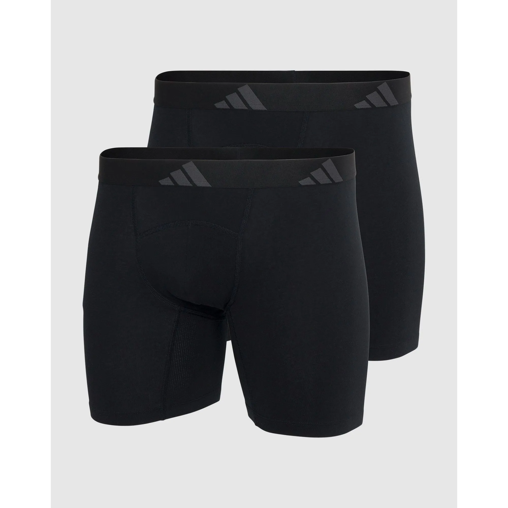 2 Pack Active Flex Cotton Ergonomic Boxer Brief Underwear