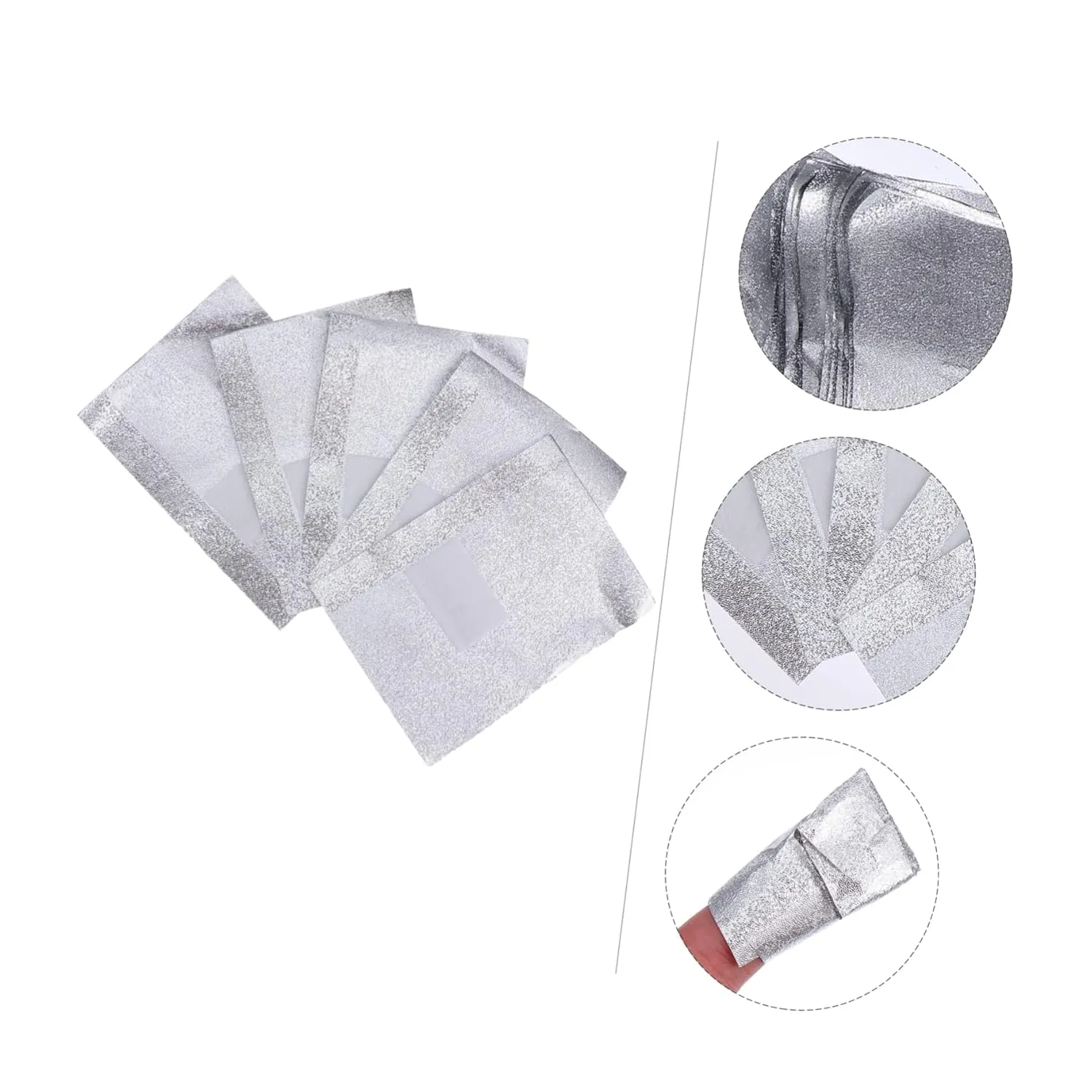 2000 pcs Nail Foil Wraps Gel Nail Polish Remover Packs Soak Off Nail Art Removal Easy Soak Off Varnish Cleaner Home Use