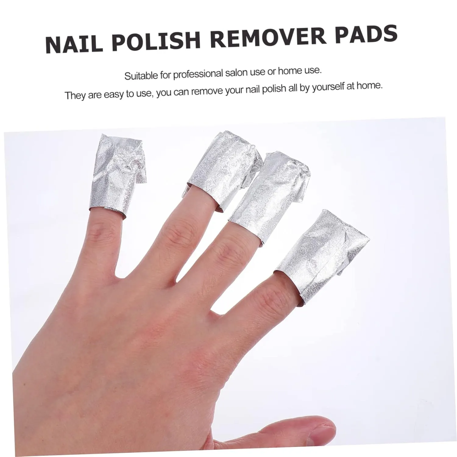 2000 pcs Nail Foil Wraps Gel Nail Polish Remover Packs Soak Off Nail Art Removal Easy Soak Off Varnish Cleaner Home Use
