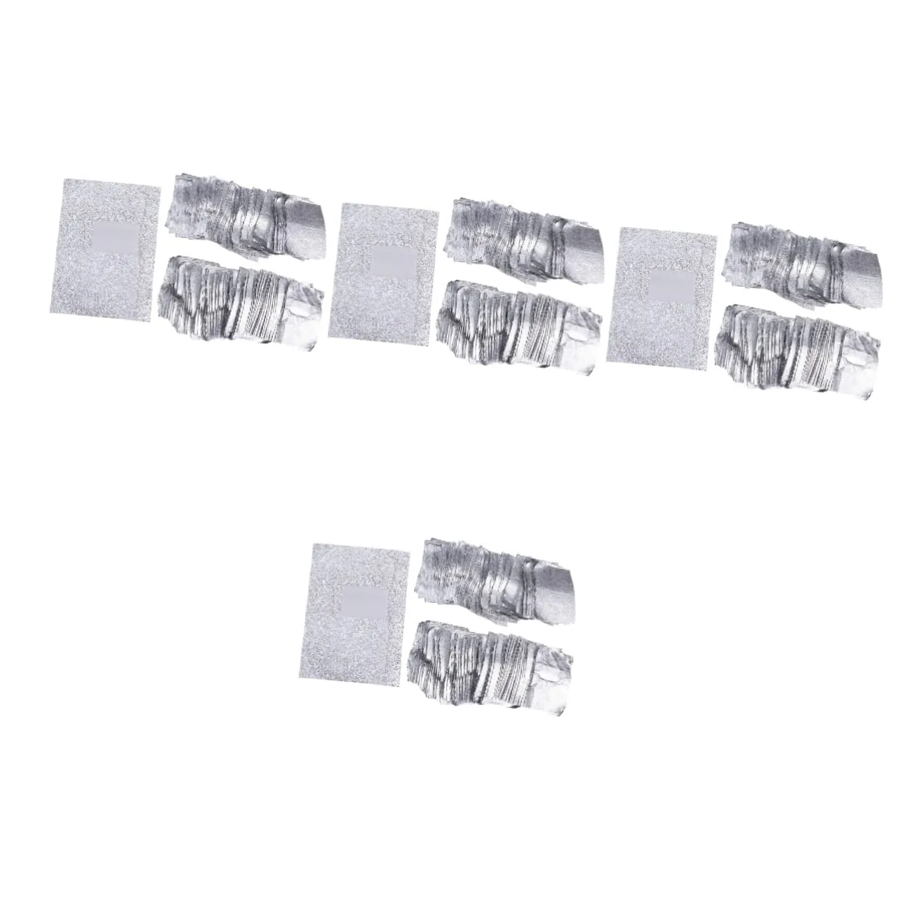2000 pcs Nail Foil Wraps Gel Nail Polish Remover Packs Soak Off Nail Art Removal Easy Soak Off Varnish Cleaner Home Use