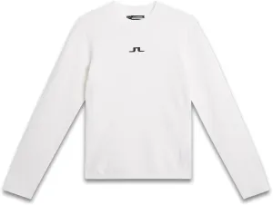 2024 J.Lindeberg Women Meadow Knitted Golf Sweater White Large