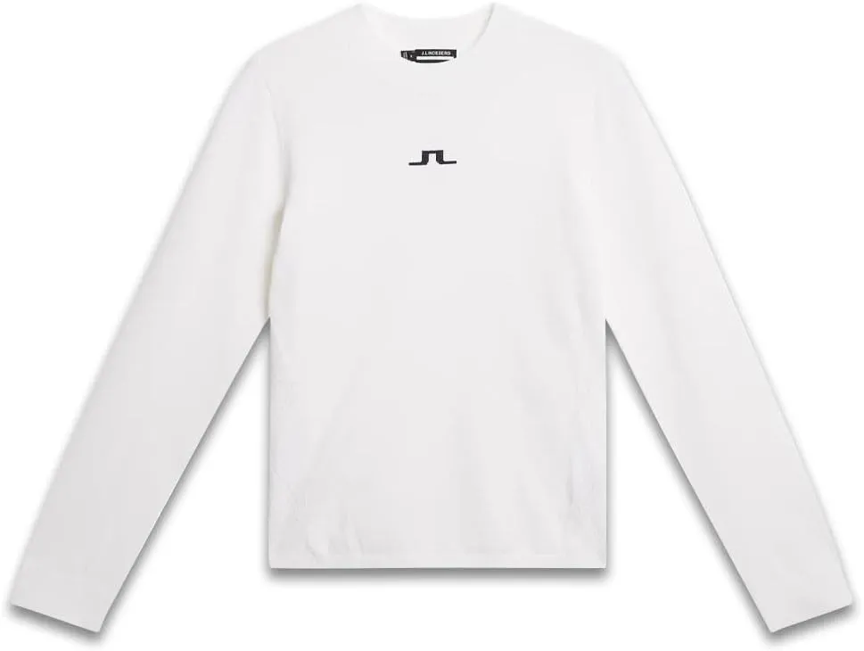 2024 J.Lindeberg Women Meadow Knitted Golf Sweater White Large
