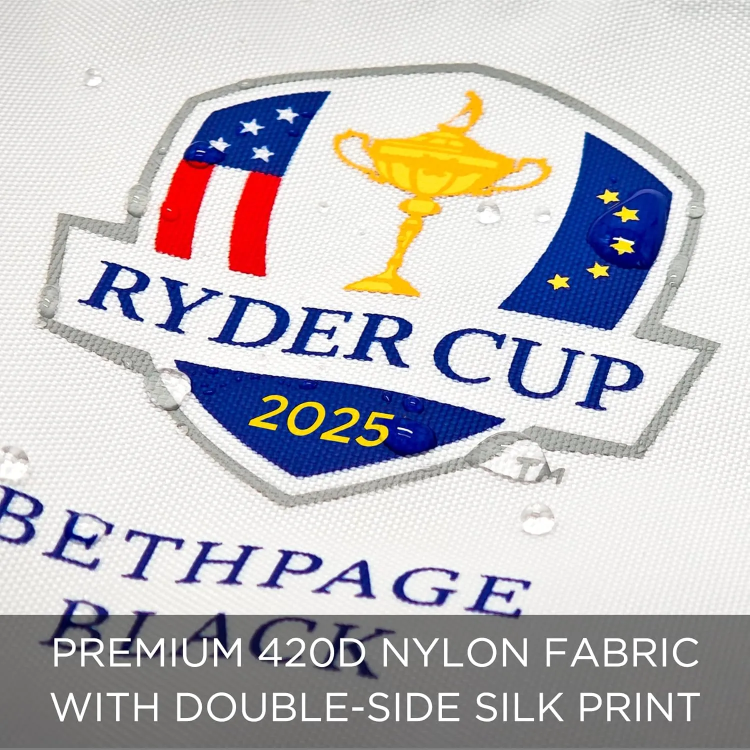 2025 Themed Mini Golf Flag, 8x6 Inch, Double-Sided Silk-Printed, Durable 420D Nylon, Ideal for Backyard Practice Putting Green