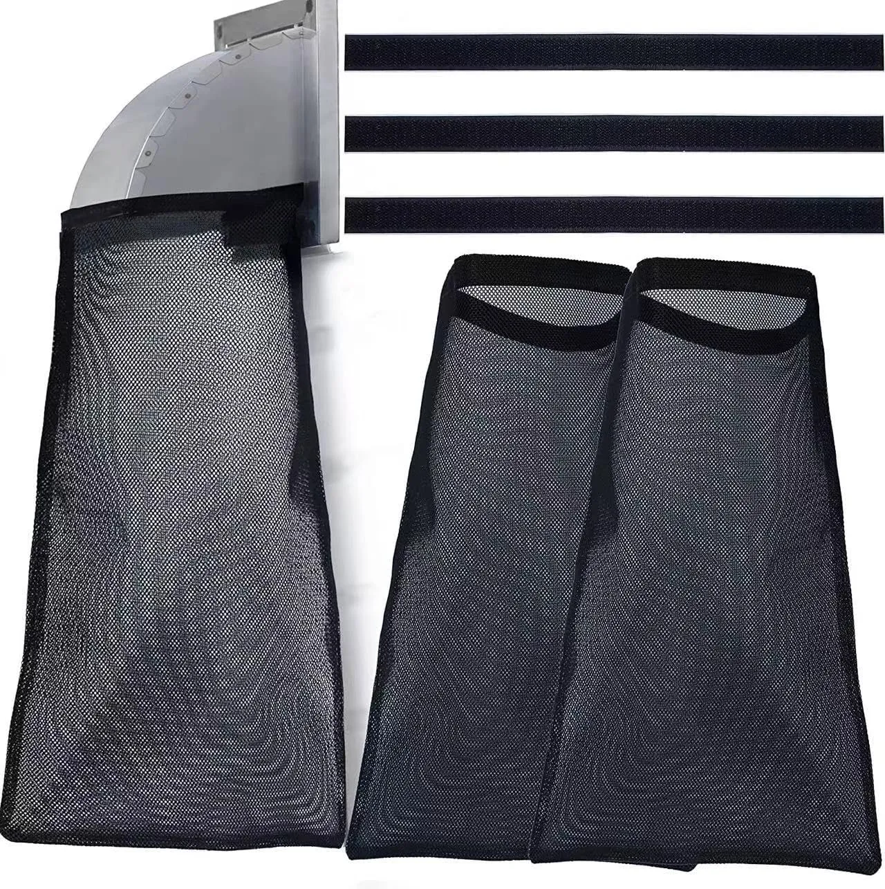 3 Pack Dryer Vent Lint Bags Lint Traps Lint Dust Bag for Outdoor Dryer Vents Capturing Lint and Dust,Prevent alien organisms from invading the ventilation ducts
