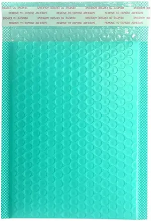 30pcs Bubble Mailers Colorful Bubble Mailer Self Seal Padded Envelopes Bags Black/Green Packaging Envelope Bags for Book(Blue,11 * 15cm)