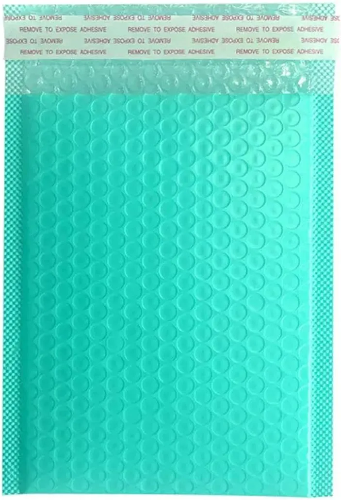 30pcs Bubble Mailers Colorful Bubble Mailer Self Seal Padded Envelopes Bags Black/Green Packaging Envelope Bags for Book(Blue,11 * 15cm)