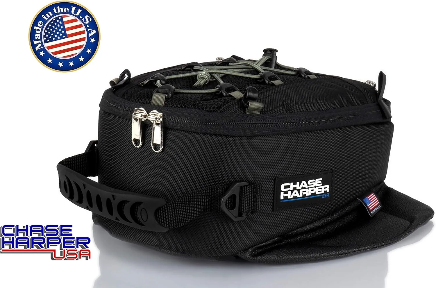 450M Magnetic Tank Bag, Water-Resistant, Tear-Resistant, Industrial Grade Ballistic Nylon with Anti-Scratch Rubberized Polymer Bottom - Red