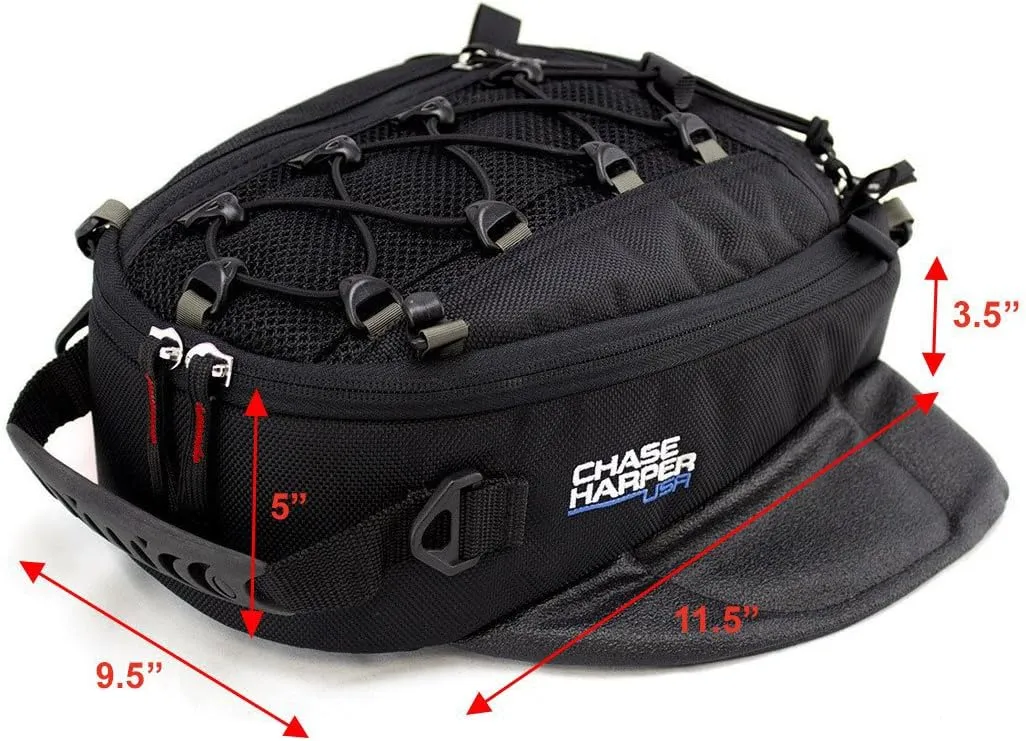 450M Magnetic Tank Bag, Water-Resistant, Tear-Resistant, Industrial Grade Ballistic Nylon with Anti-Scratch Rubberized Polymer Bottom - Red