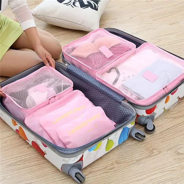 6 PC Easy Travel Packing System