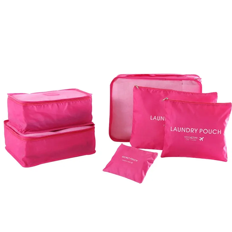 6 PC Easy Travel Packing System