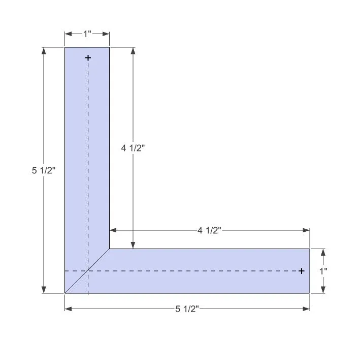 6" PVC Outside Corner with Flat Edges