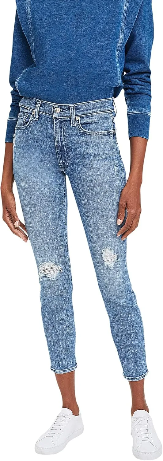 7 For All Mankind Women's Ankle Skinny Jeans