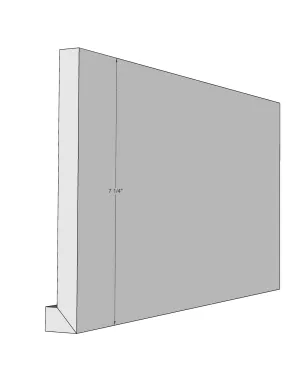 8" PVC Fascia Board