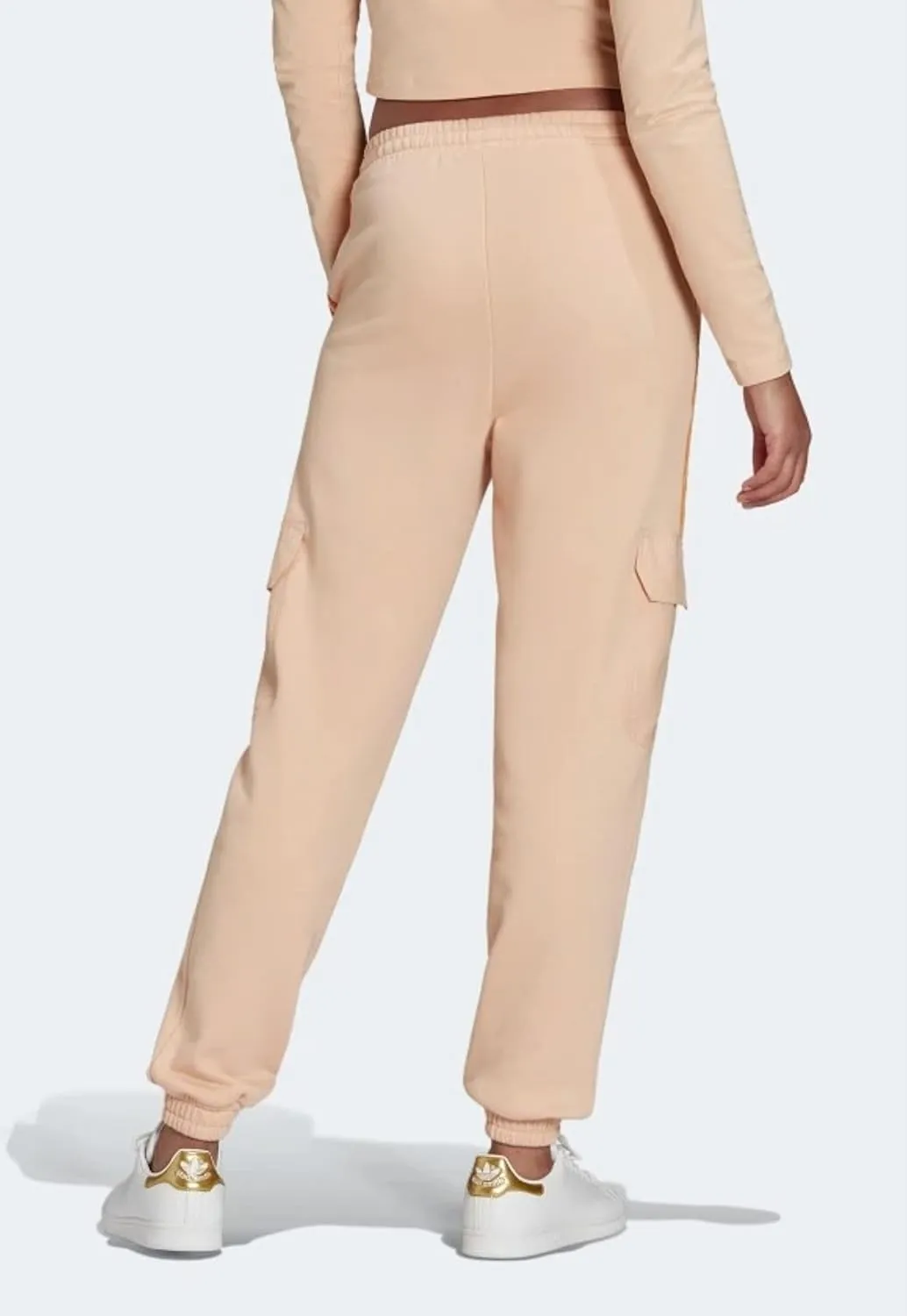 adidas Women's Classic Cargo Pants, Halo Blush