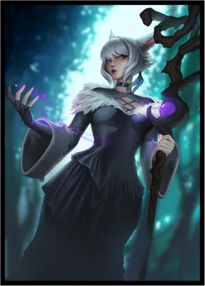(Aetherial Sorceress) - 100ct Matte Textured TCG/MTG Card Art Sleeves by Ai Armor