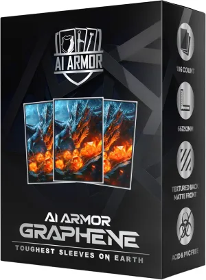 Ai Armor Graphene Series (D20 Guardian) - 105ct Matte TCG/MTG Card Art Sleeves by Ai Armor