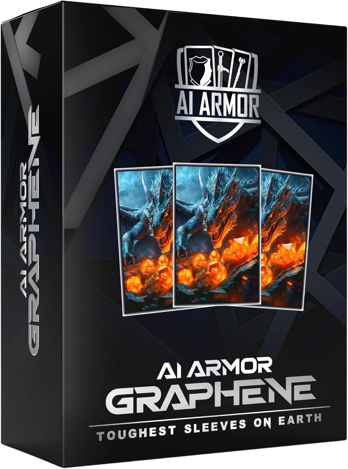 Ai Armor Graphene Series (D20 Guardian) - 105ct Matte TCG/MTG Card Art Sleeves by Ai Armor
