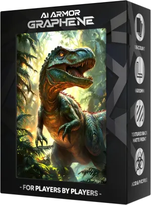 Ai Armor Graphene Series (Dinosaur) - 105ct Textured Matte TCG/MTG Art Sleeves