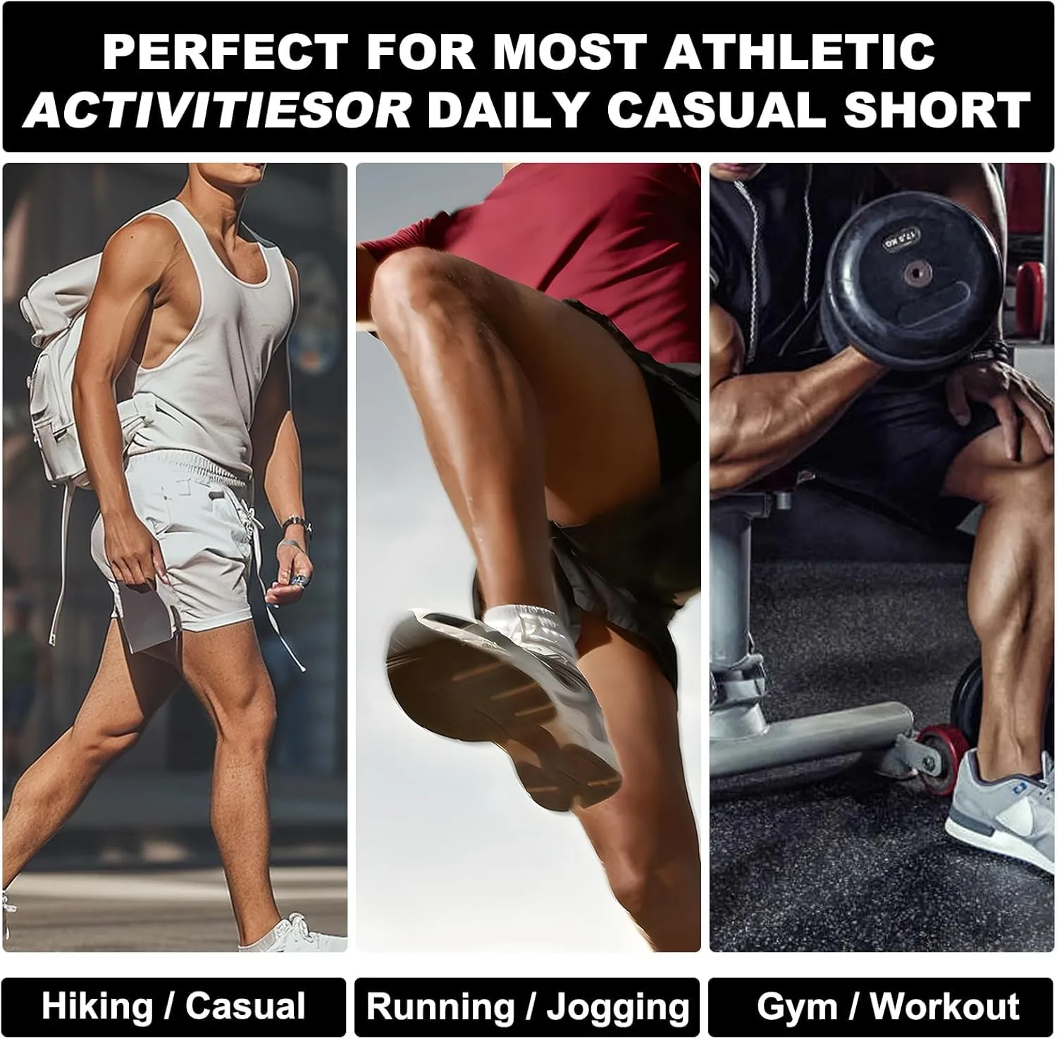 AIMPACT Mens Mesh Running Shorts 3 Inch Quick Dry Gym Athletic Workout Shorts for Men with Pockets