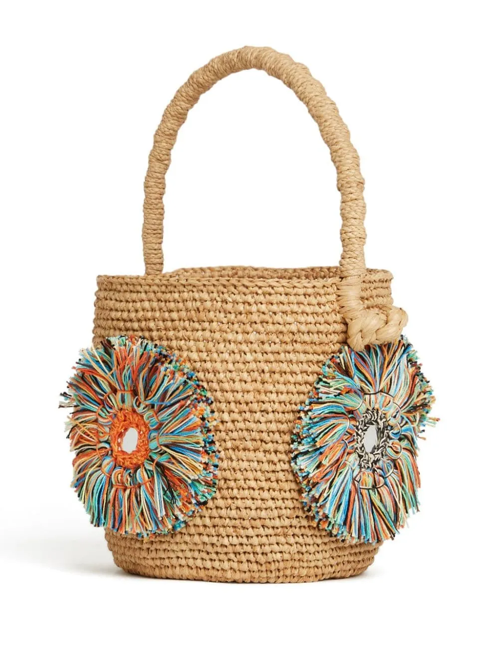 Alanui Raffia Bucket Bag