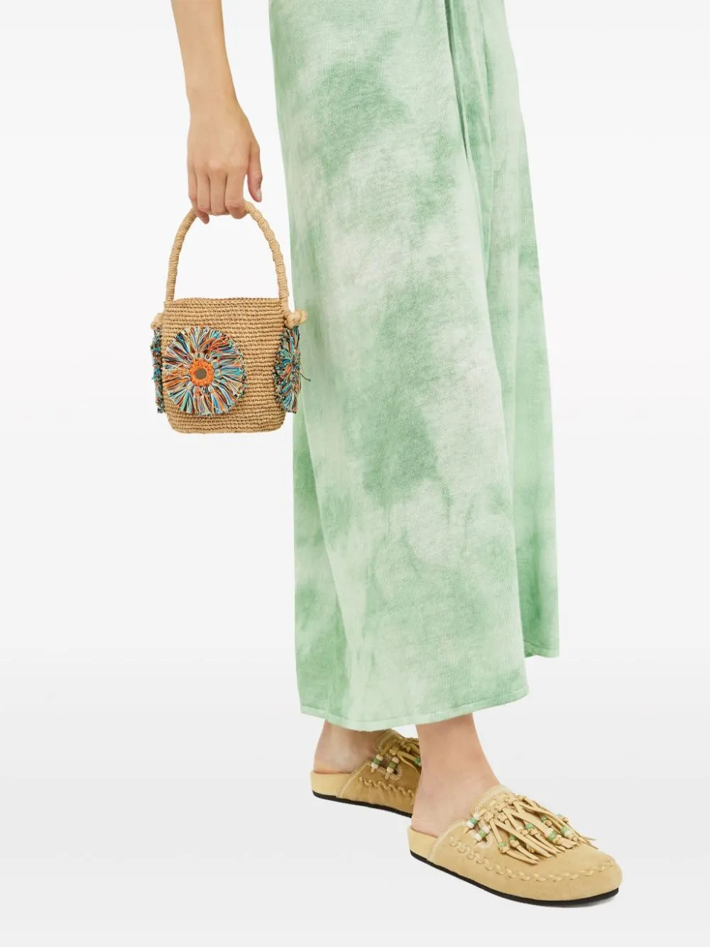 Alanui Raffia Bucket Bag