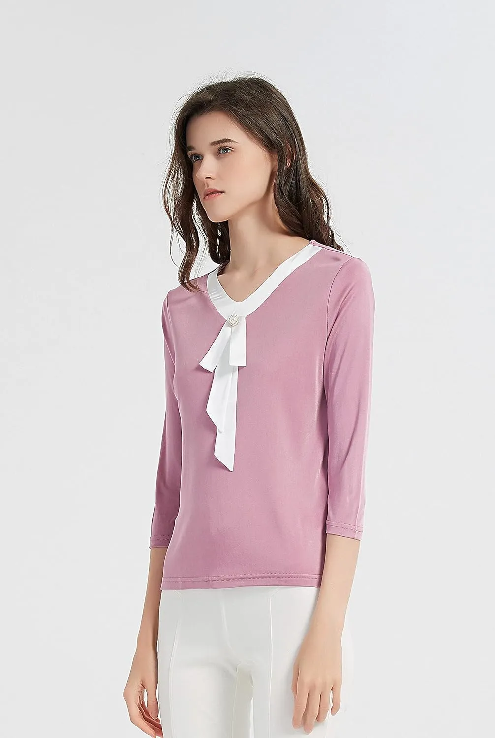 Alexander Silk Women's Mulberry Silk Shirt Tops