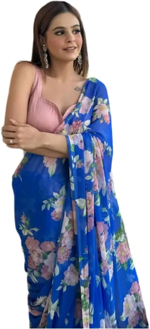 Alia Bollywood Party Wear Saree Designer Celebrity Inspired Saree for Women Weddings and Parties