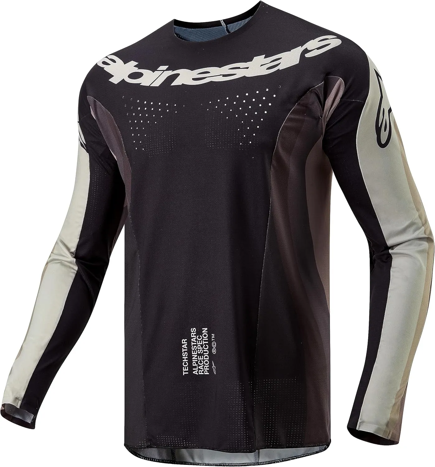 Alpinestars 3766924-892-S: Techstar Pneuma Jersey Dark Sand/Iron/Dust Grey Sm