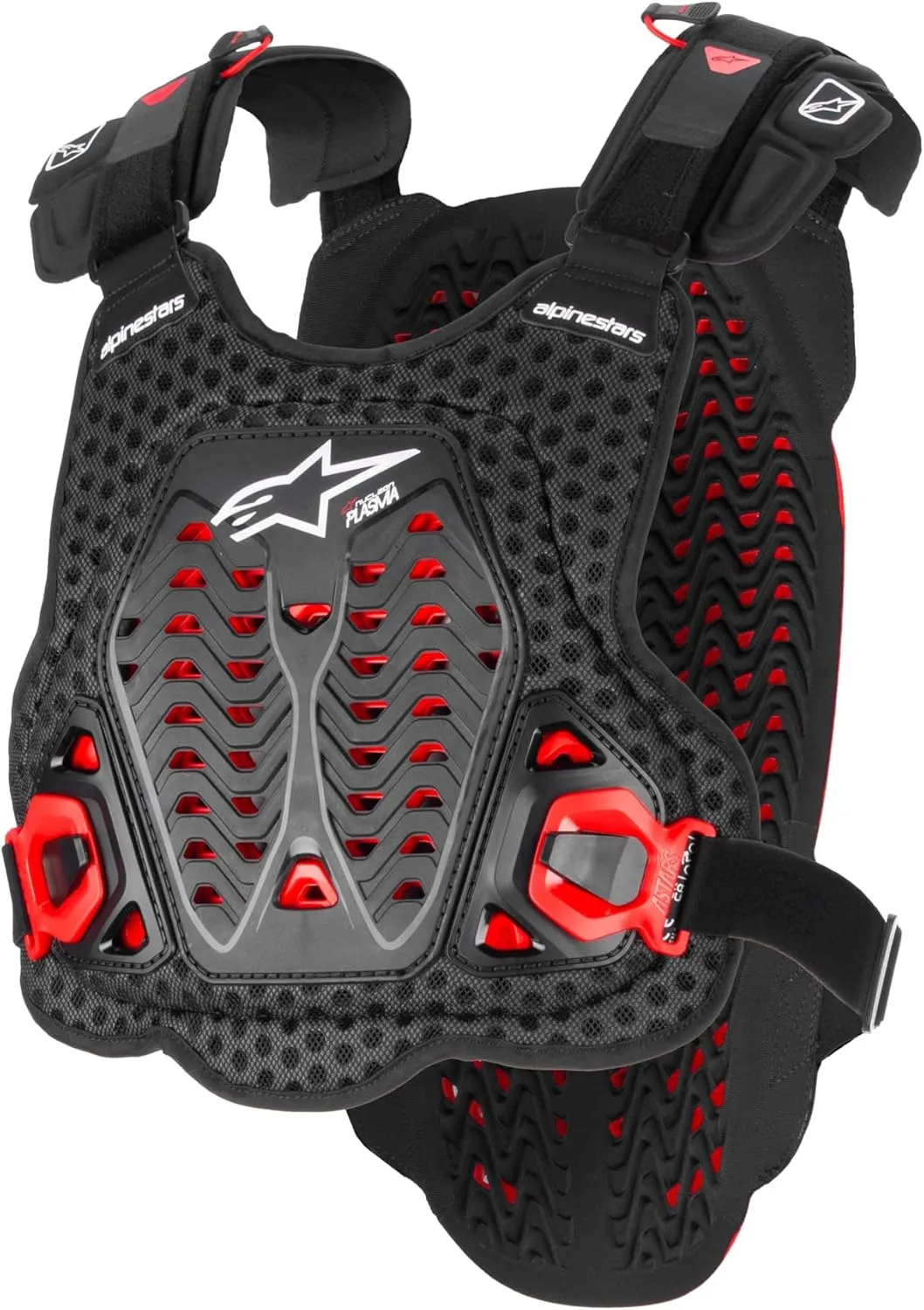Alpinestars - A-5 Plasma Chest Protector Black/Red/White Xl/2X (6700825-132-XLX)