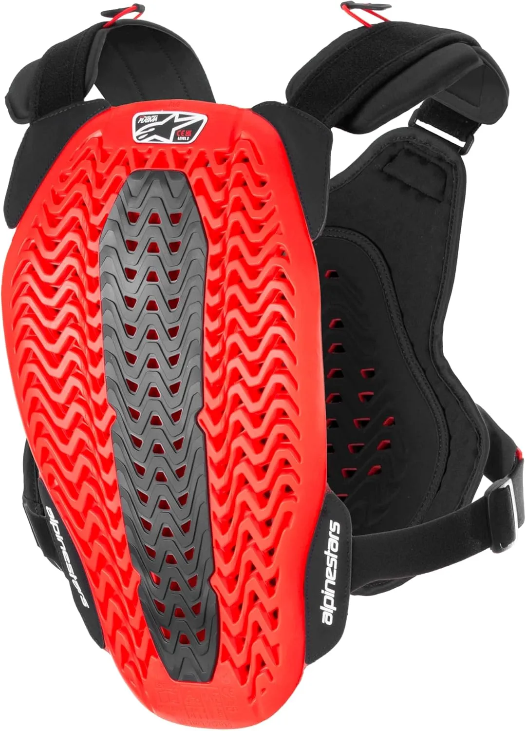Alpinestars - A-5 Plasma Chest Protector Black/Red/White Xl/2X (6700825-132-XLX)